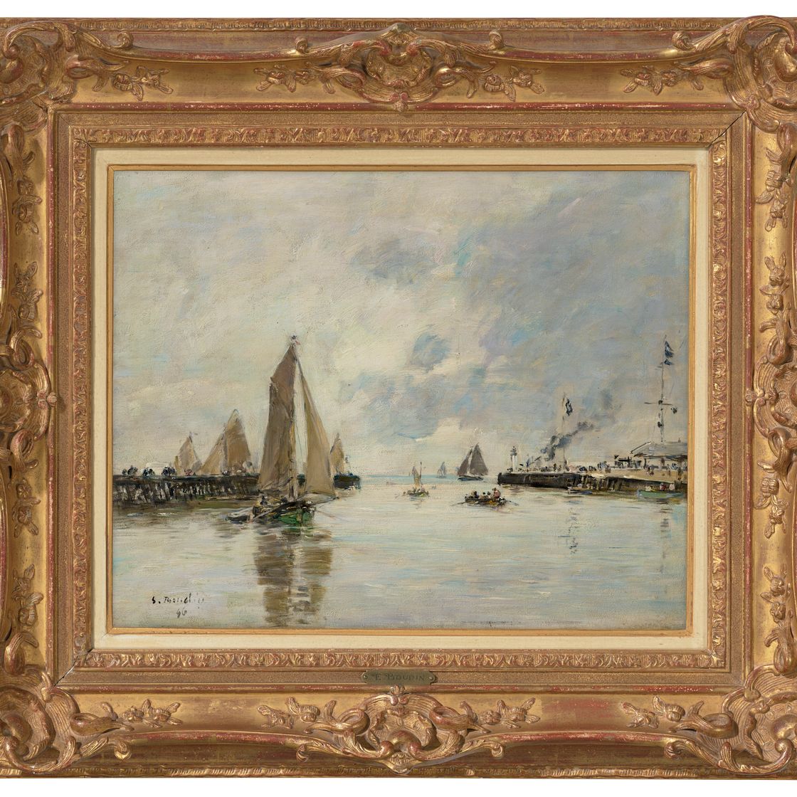 Eugène Boudin — Трувиль, Ле-Жете, Маре-хот, изображение 3