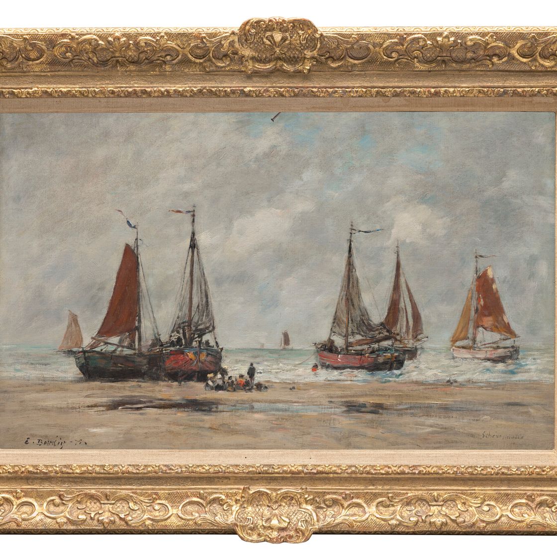 Eugène Boudin — Поле битвы в пешем строю, изображение 4