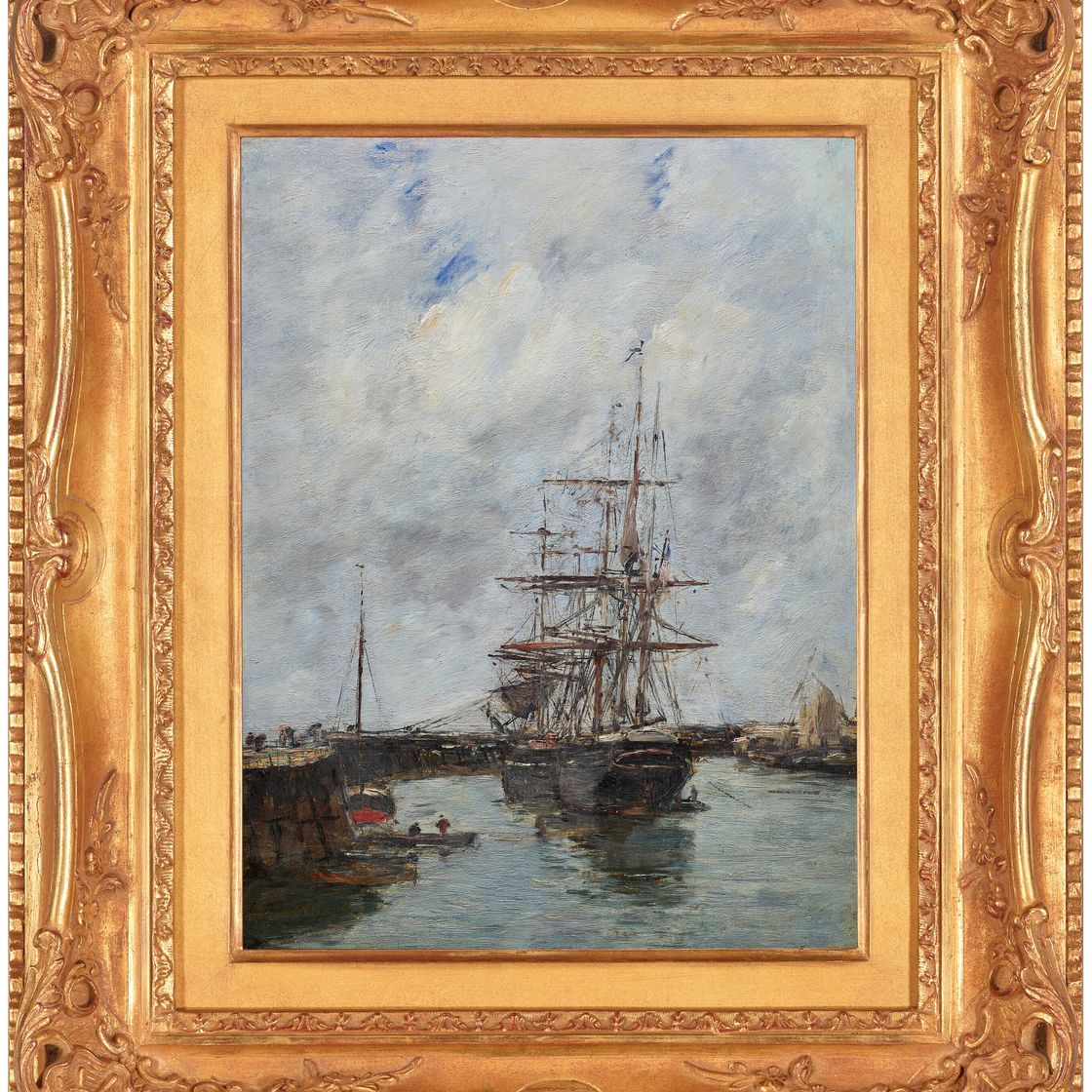 Eugène Boudin — Трувиль, Ле-жете-маре-хот, изображение 2