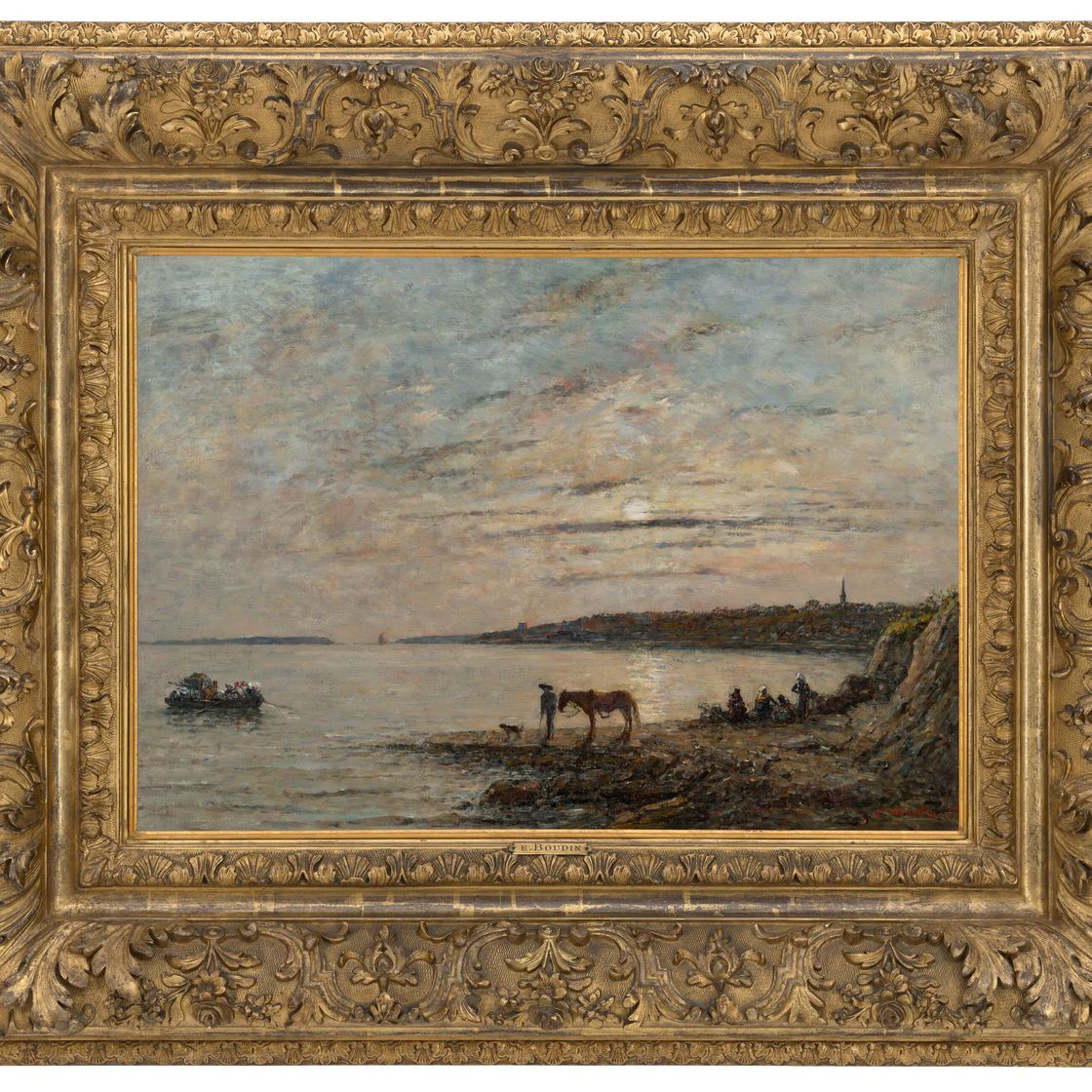 Eugène Boudin — Брест, ла Раде, изображение 3