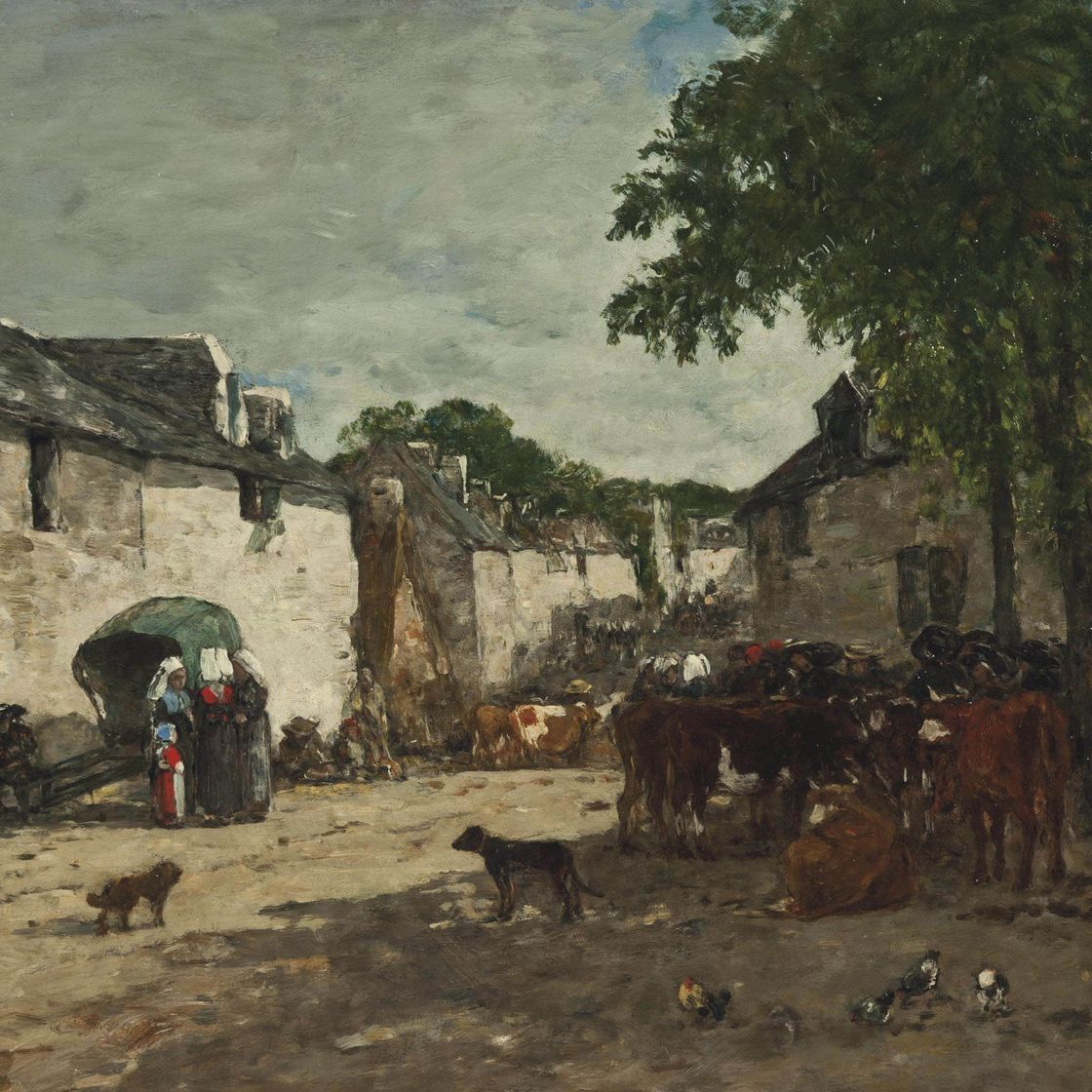 Eugène Boudin — Марш бестий в Дауласе