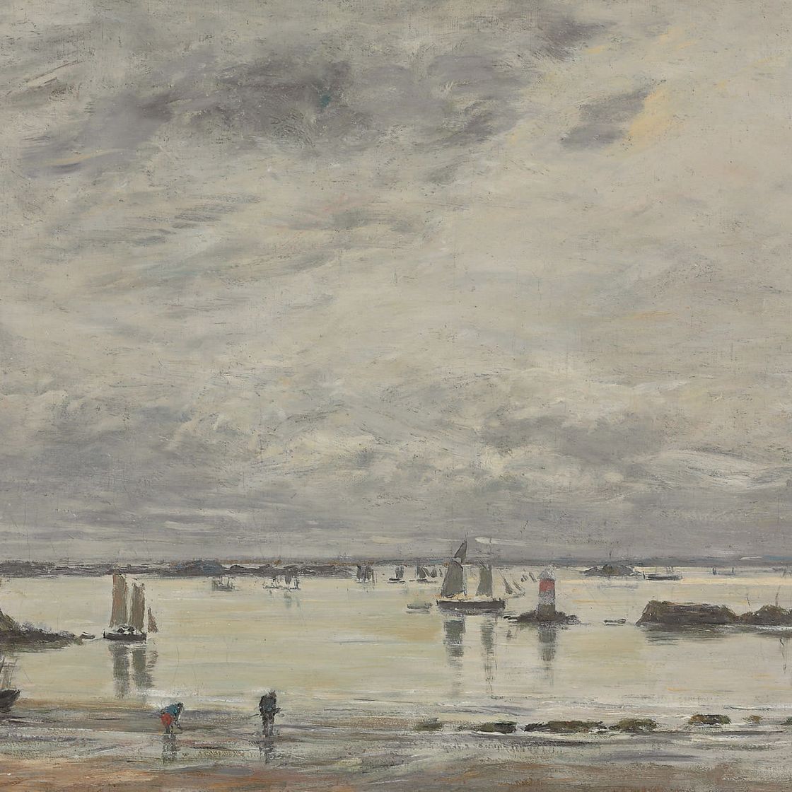 Eugène Boudin — Портрие, ле-порт-маре-бассе