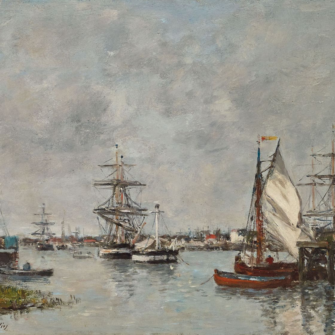 Eugène Boudin — Порт-д'Анвер