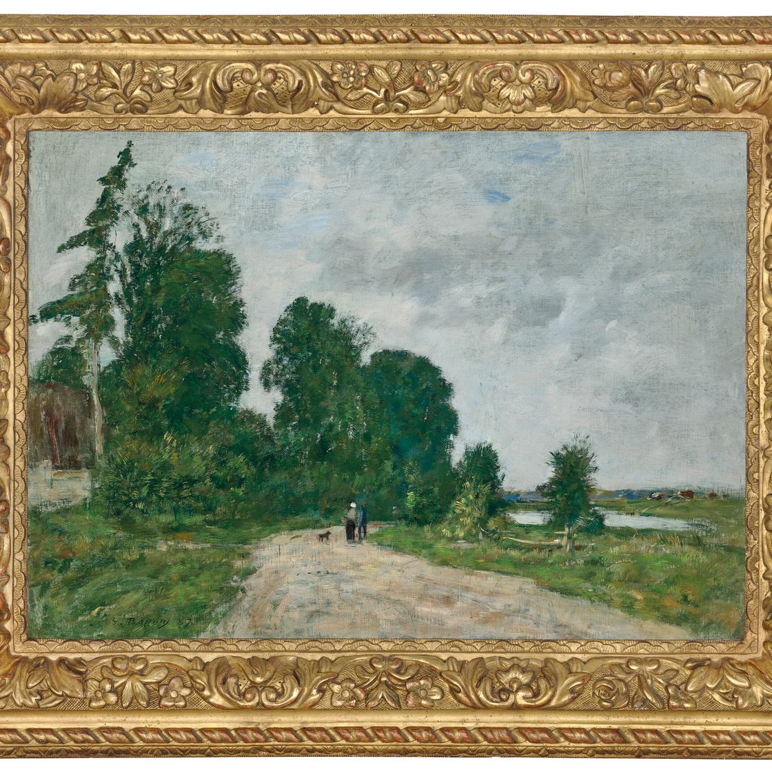Eugène Boudin — Что-то анимэ, борд-де-Ривьер, изображение 3