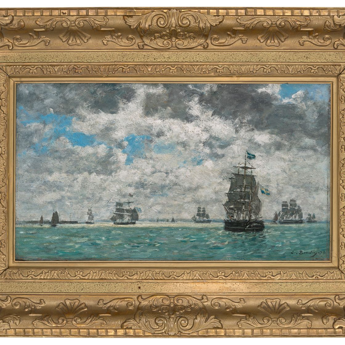 Eugène Boudin — Труа-матс деван Анверс, изображение 2