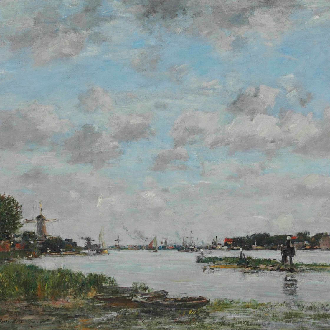 Eugène Boudin — Дордрехт, ла-Маас