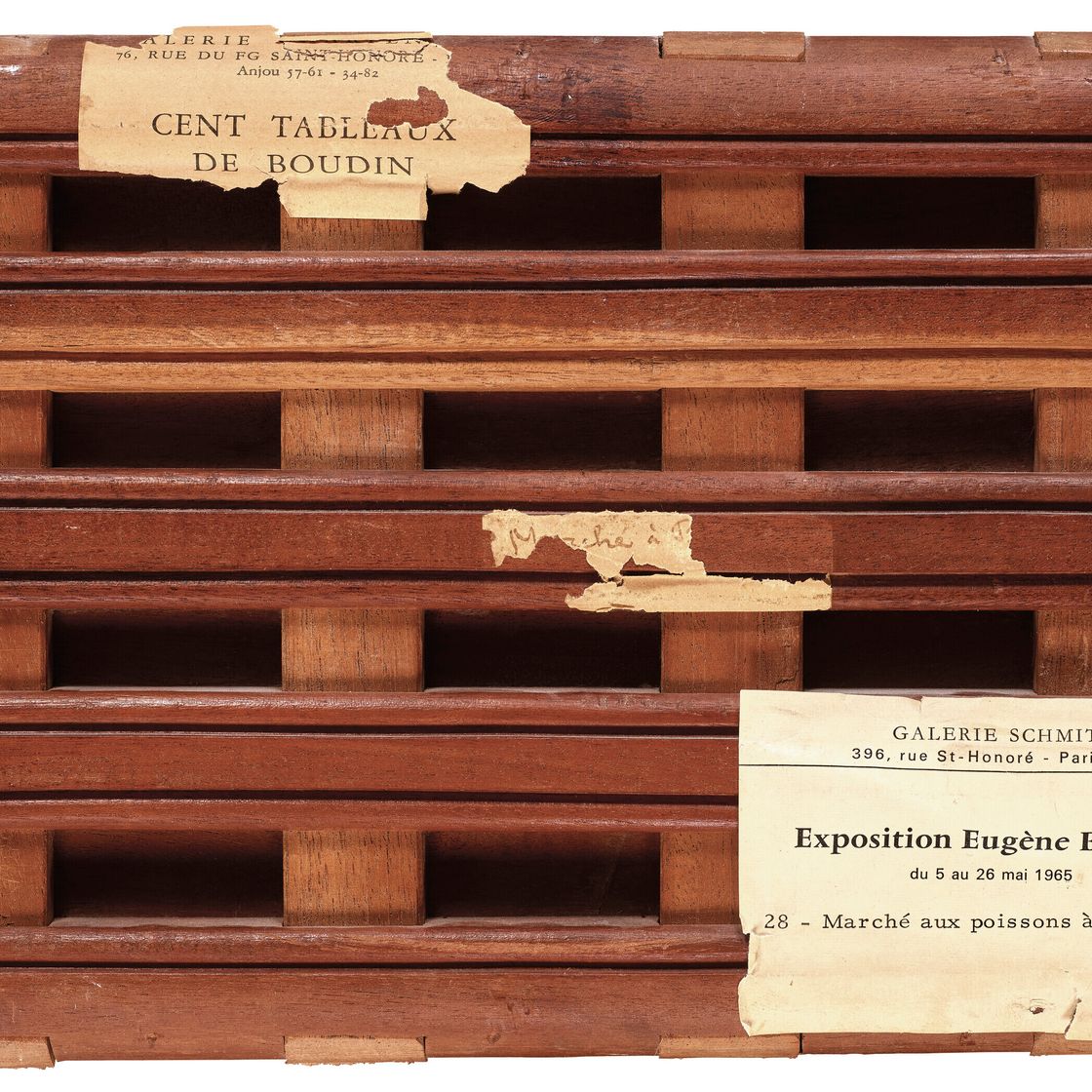 Eugène Boudin — Старинный рынок пуассонов в Брюсселе, изображение 4