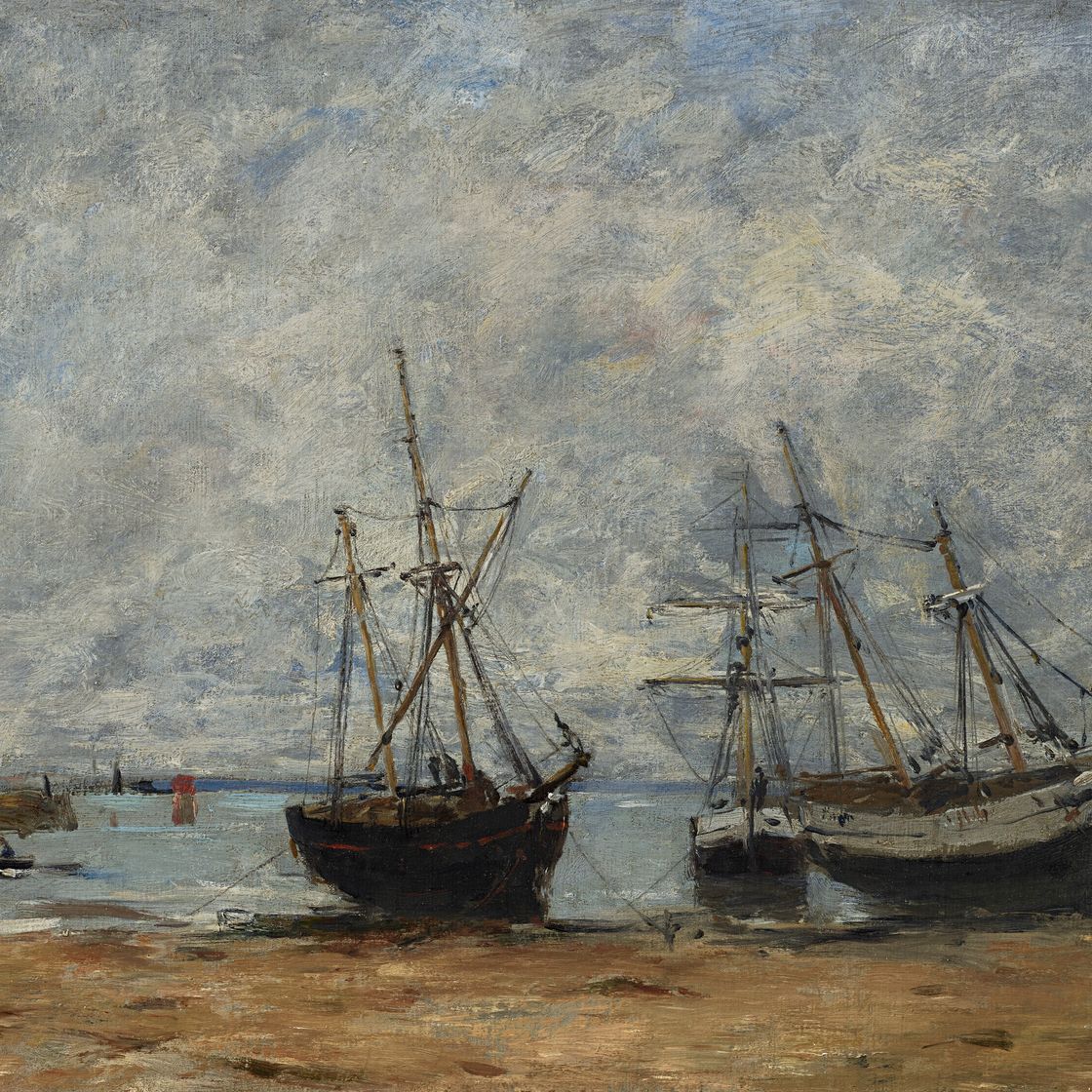 Eugène Boudin — Портрие, ле-порт-маре-бассе, изображение 1
