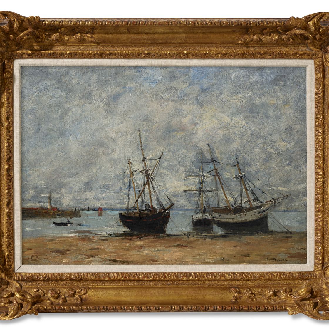 Eugène Boudin — Портрие, ле-порт-маре-бассе, изображение 2