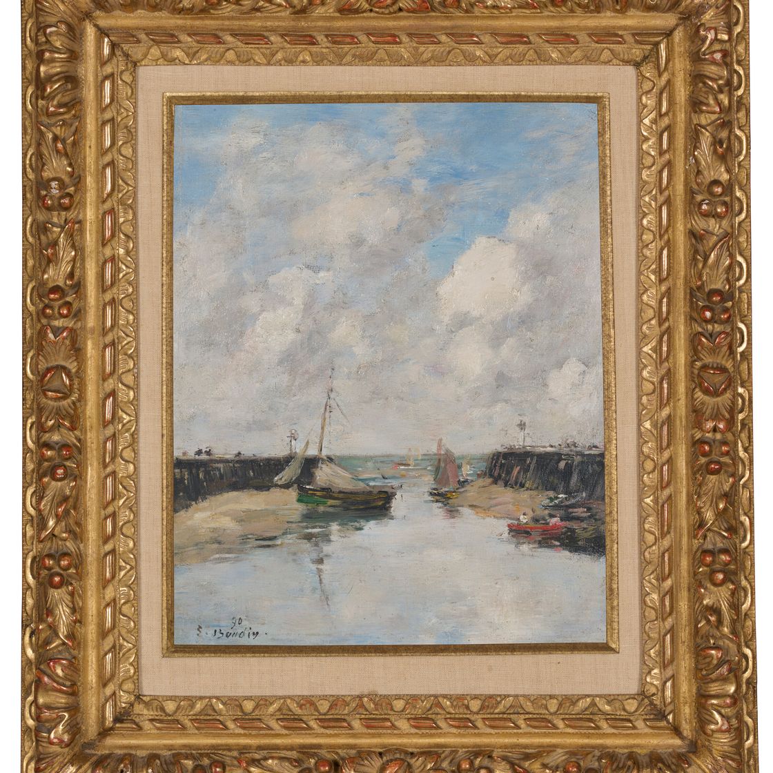 Eugène Boudin — Трувиль, ле-Жете, изображение 2