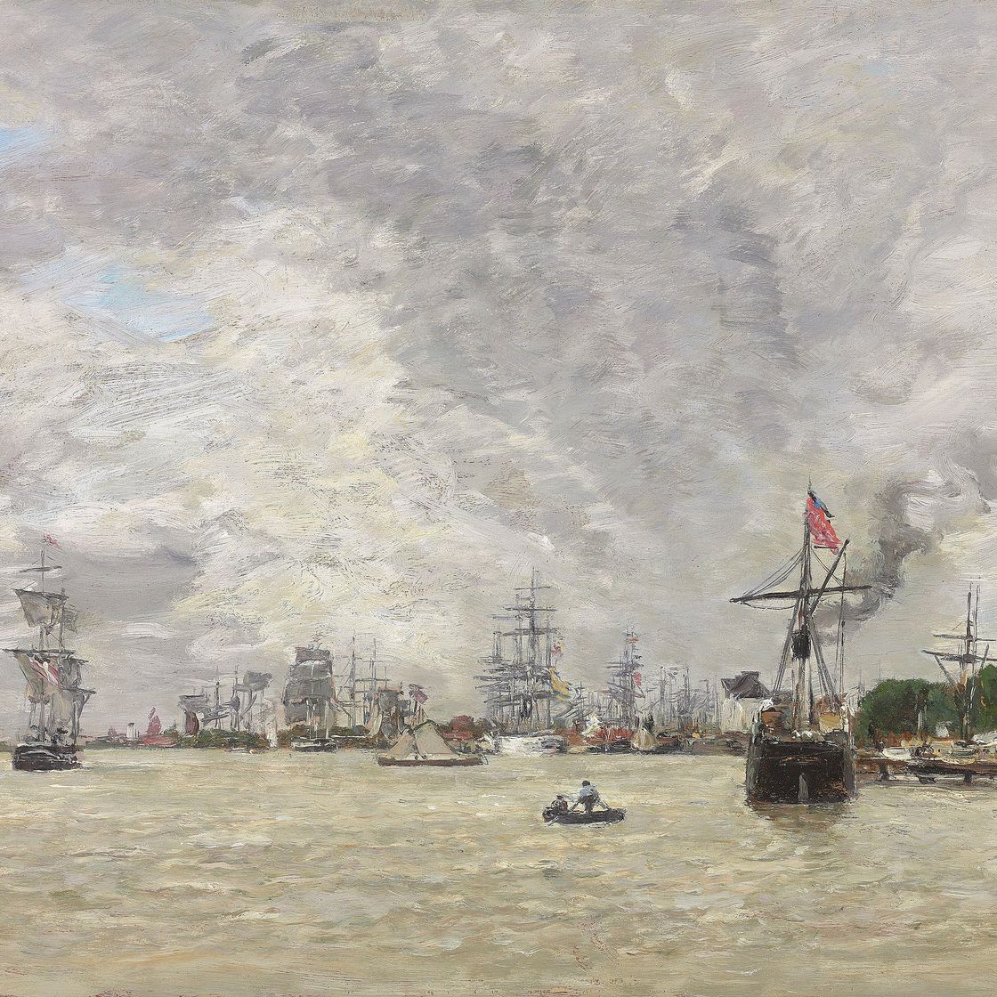 Eugène Boudin — Анверс Бате-сюр-л'Эско