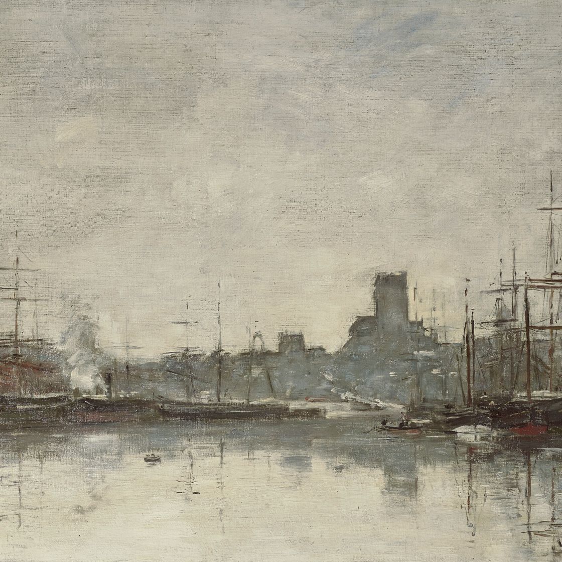 Eugène Boudin — Фекан, Ле-Порт, изображение 1