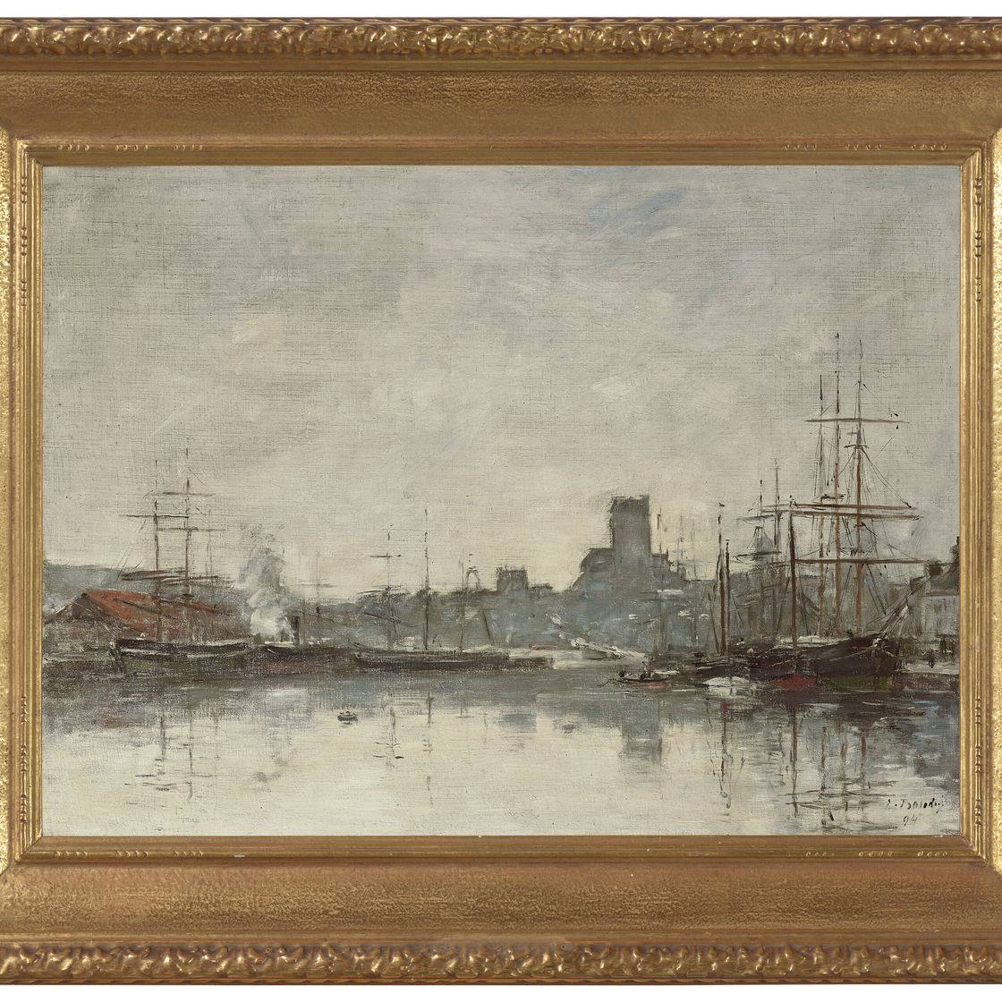 Eugène Boudin — Фекан, Ле-Порт, изображение 3
