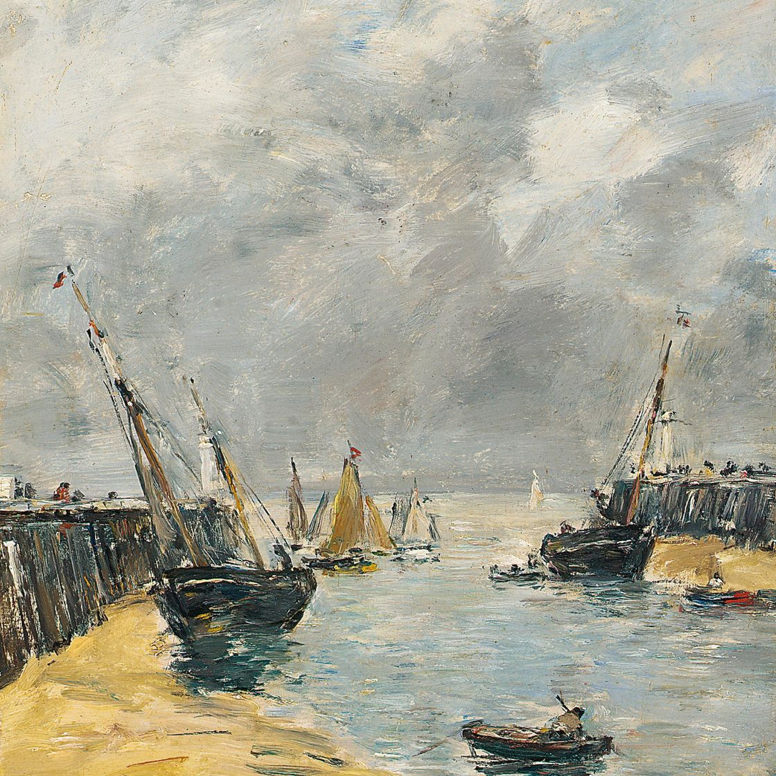 Eugène Boudin — Ле-жете, Маре-бассе, Трувиль