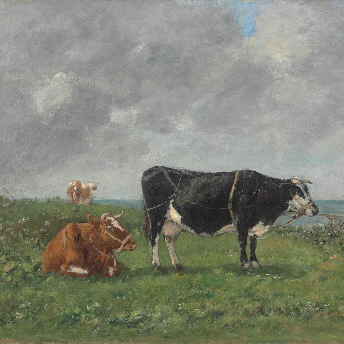 Eugène Boudin — Места на берегу моря