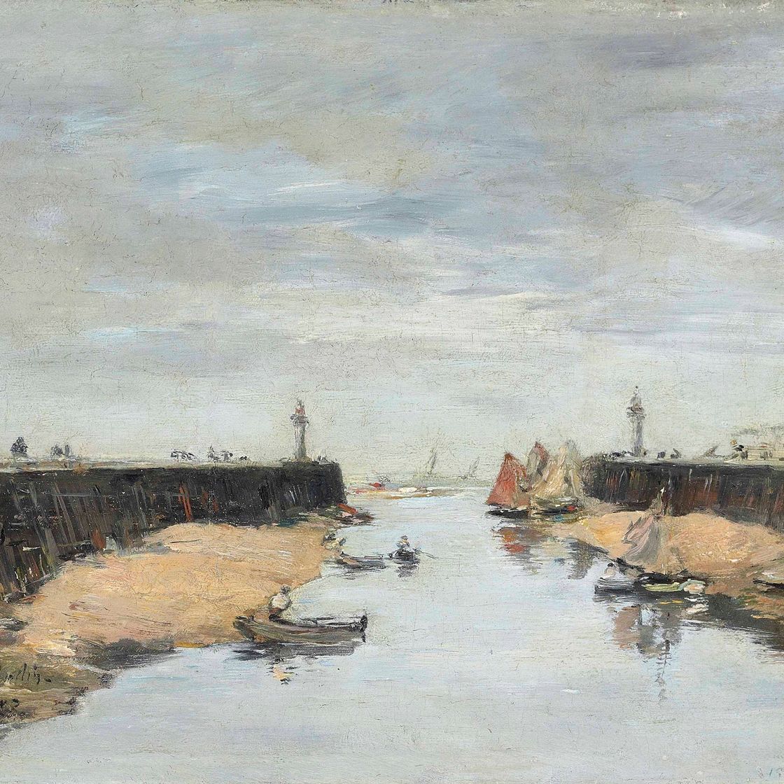 Eugène Boudin — Трувиль. Лес журавлей