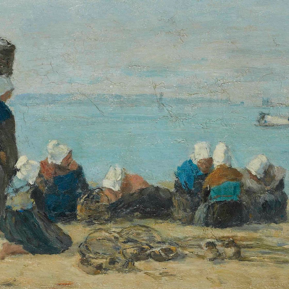 Eugène Boudin — Брест - Пешез-сюр-ле-Риваж