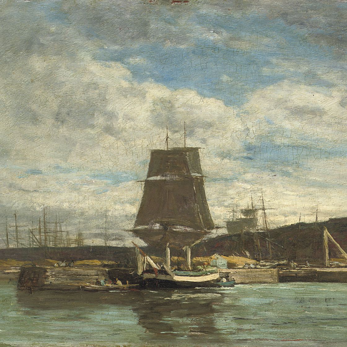 Eugène Boudin — Порт-Норманд