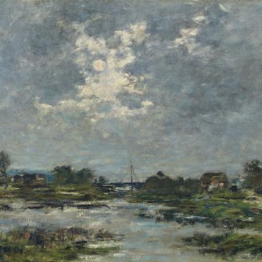 Eugène Boudin — Клер-де-лун-сюр-ле-Маркаж, Ла-Тук