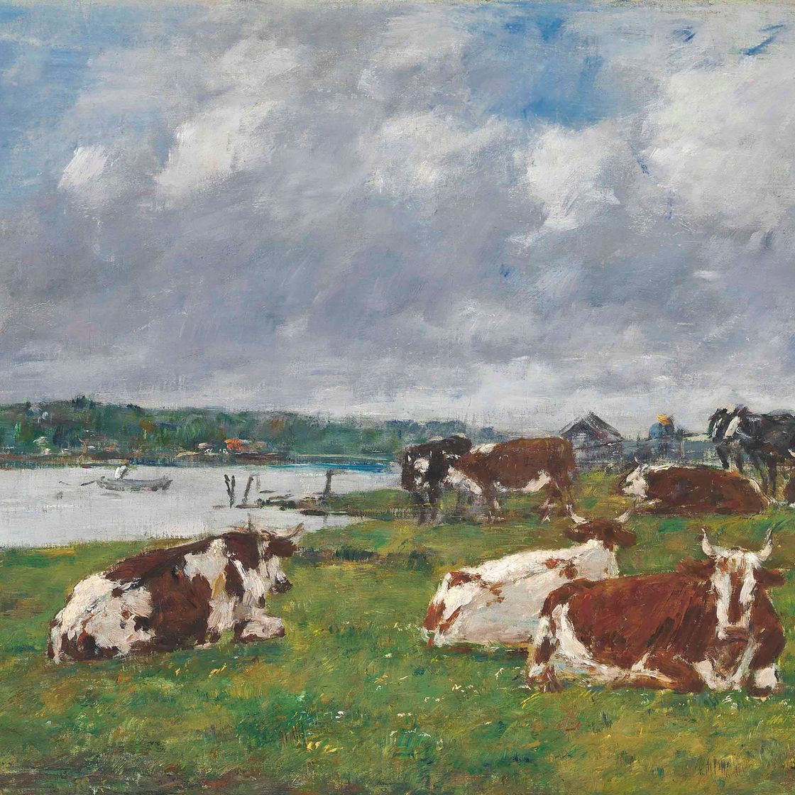 Eugène Boudin — Места отдыха, Долина Туков