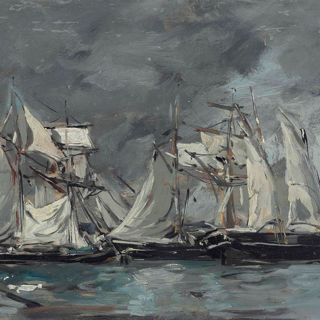 Eugène Boudin — Первое блюдо из Порт-де-Трувиля