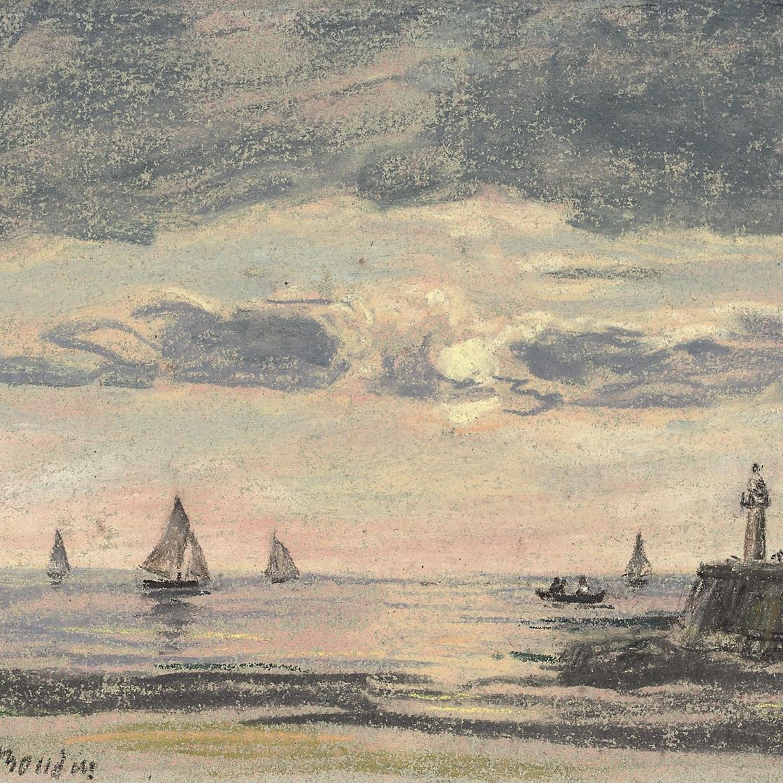 Eugène Boudin — Свадьба и вуали в Трувиле