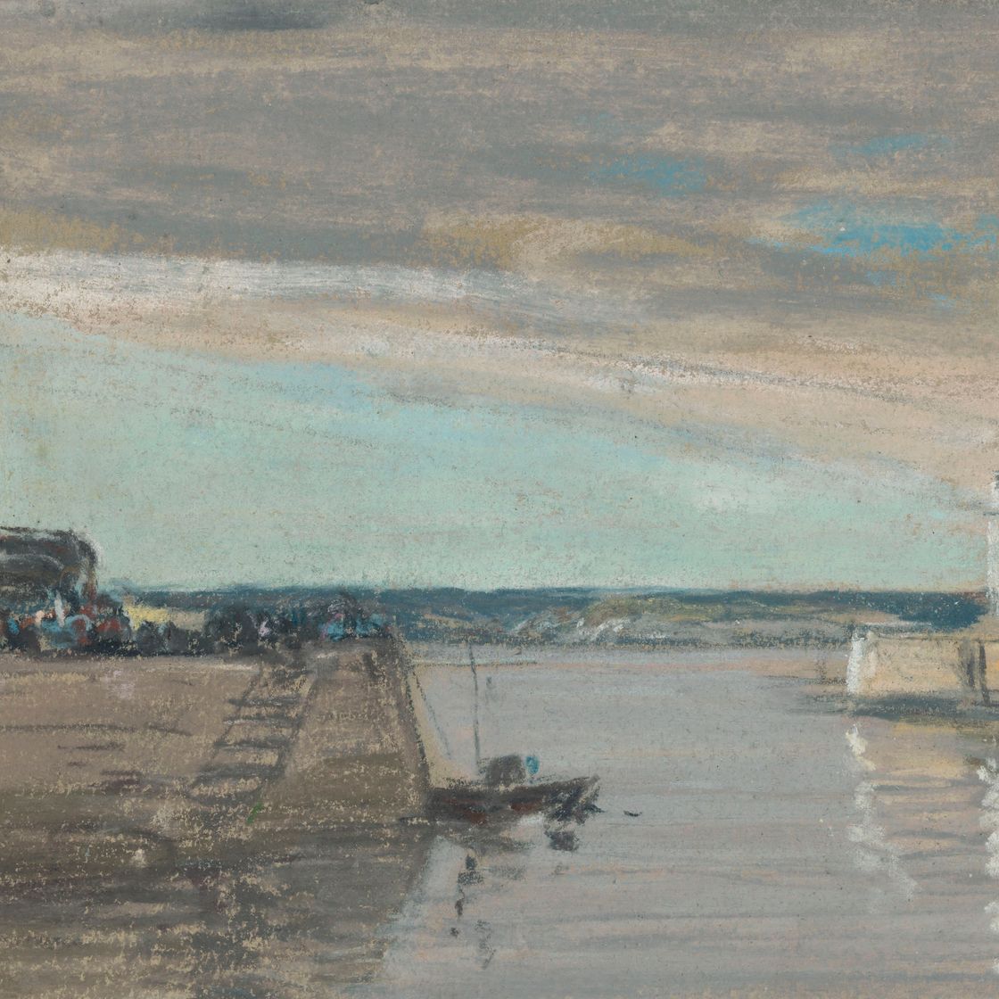 Eugène Boudin — Онфлер, ле-порт