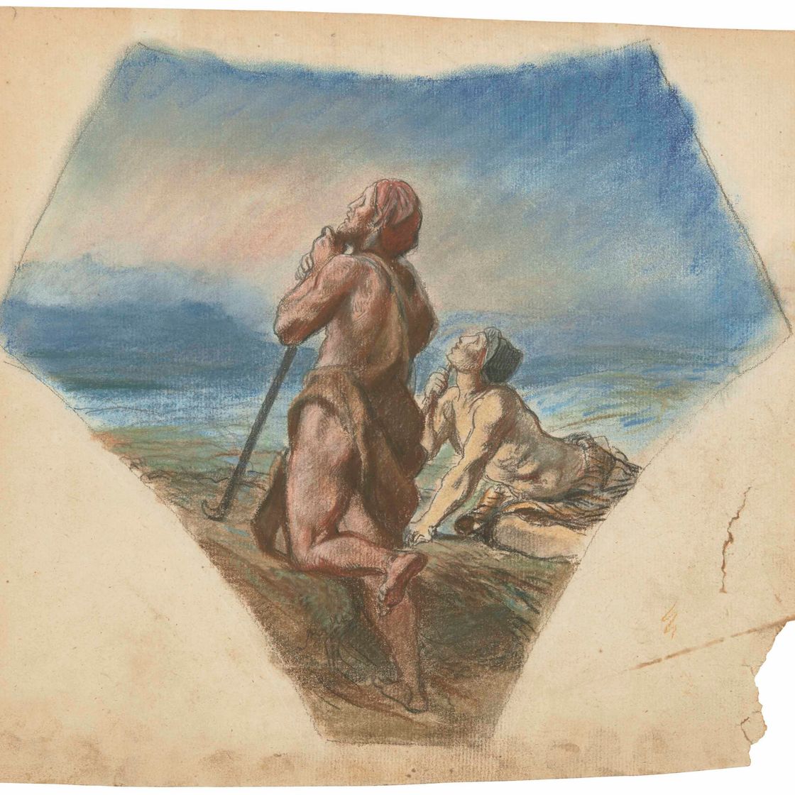 Eugène Delacroix — Ле-Бергеры, халдеи