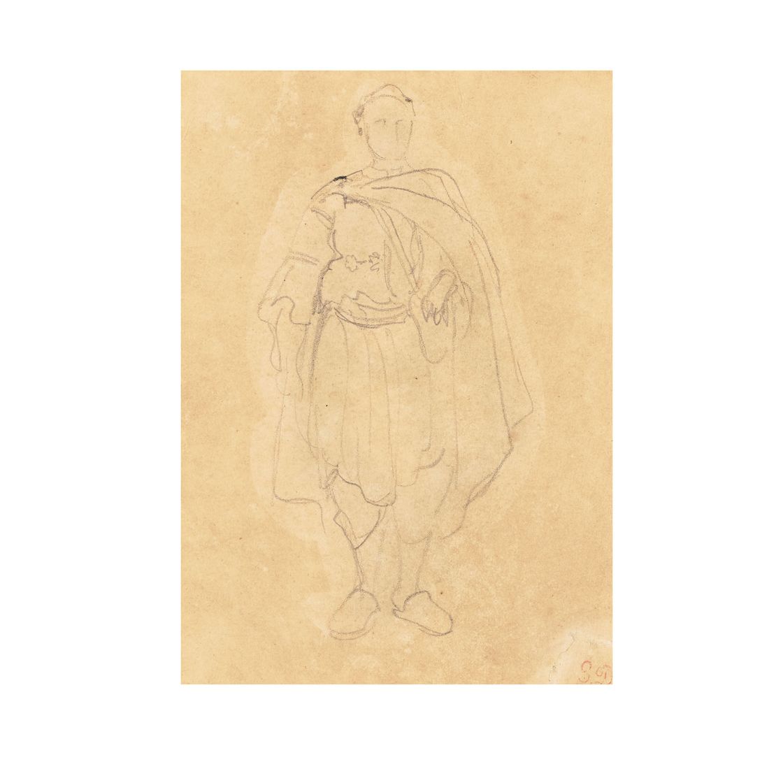 Eugène Delacroix — Дебют Homme grec
