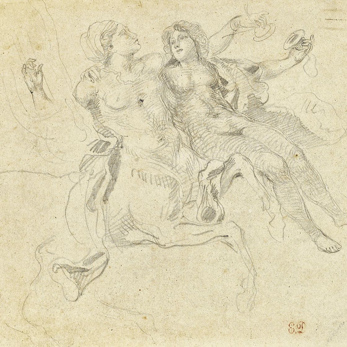 Eugène Delacroix — Кентавр и лапит