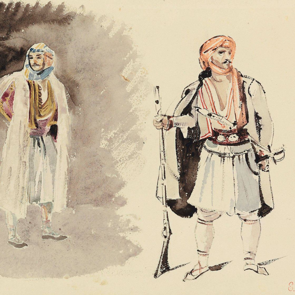 Eugène Delacroix — Этюды арнаутов