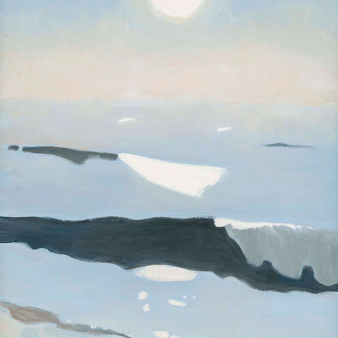 Fairfield Porter — Солнце встает из тумана