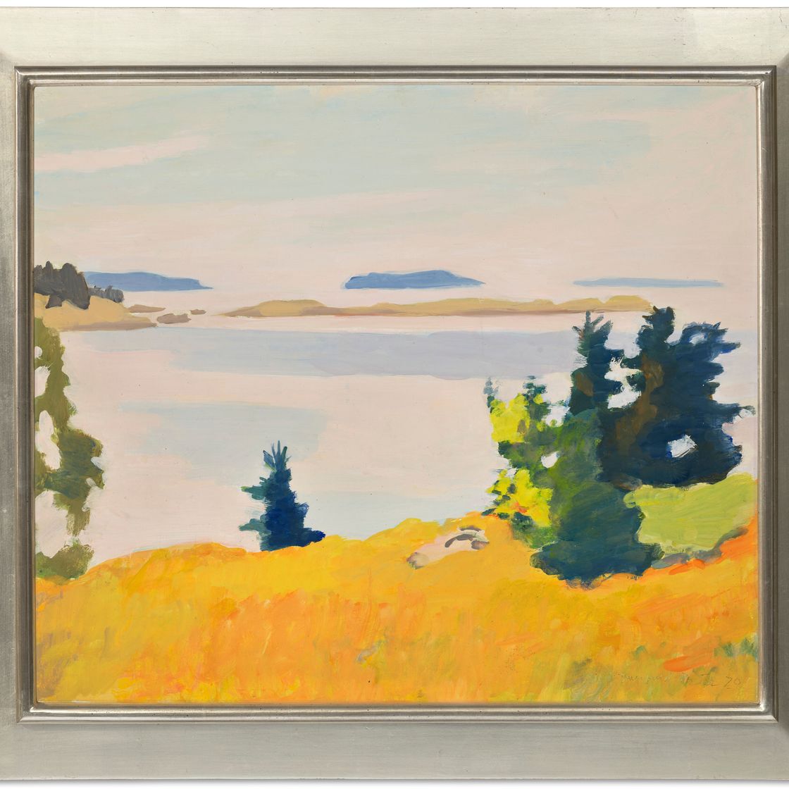 Fairfield Porter — Южный луг, Полдень, изображение 2