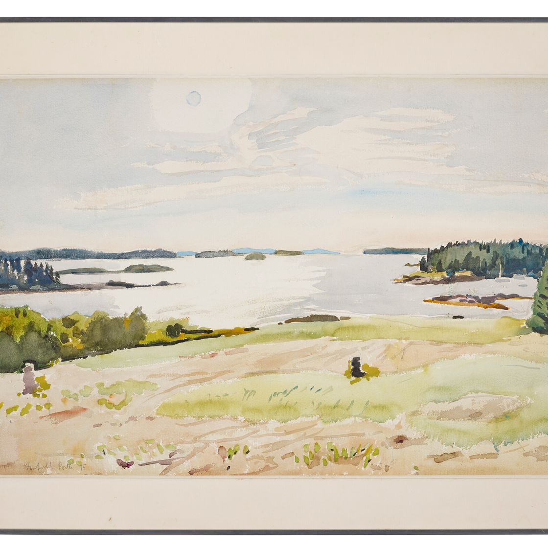 Fairfield Porter — Утреннее солнце над Южным лугом, изображение 2