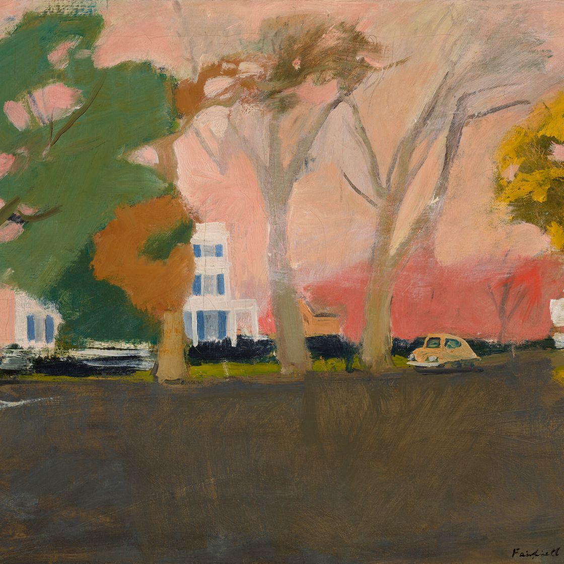 Fairfield Porter — "Голова быка", Бриджхэмптон, изображение 1