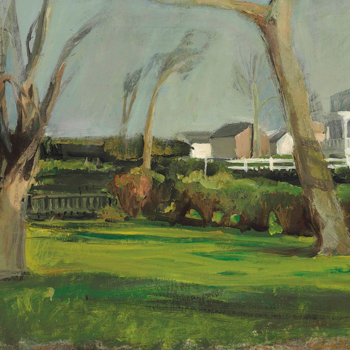Fairfield Porter — Задние дворы Саутгемптона