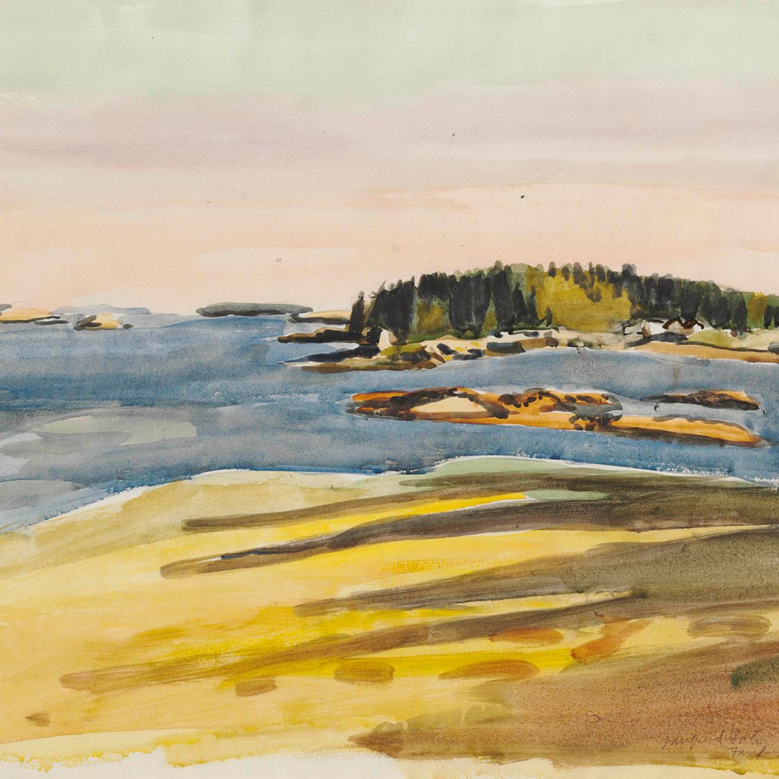 Fairfield Porter — Медвежий остров - Закат