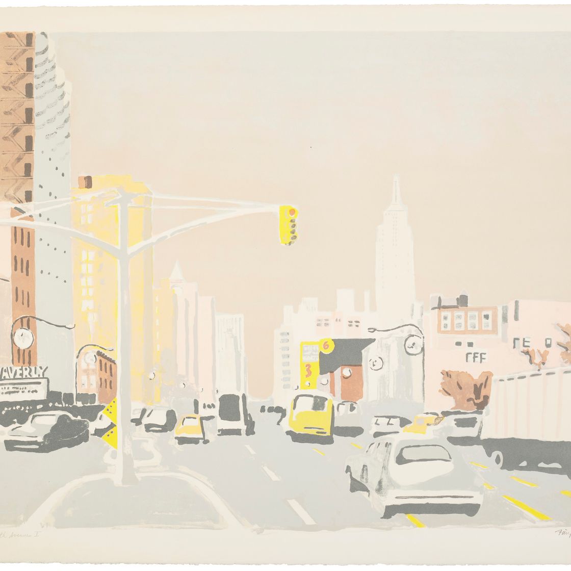Fairfield Porter — Шестая авеню, I