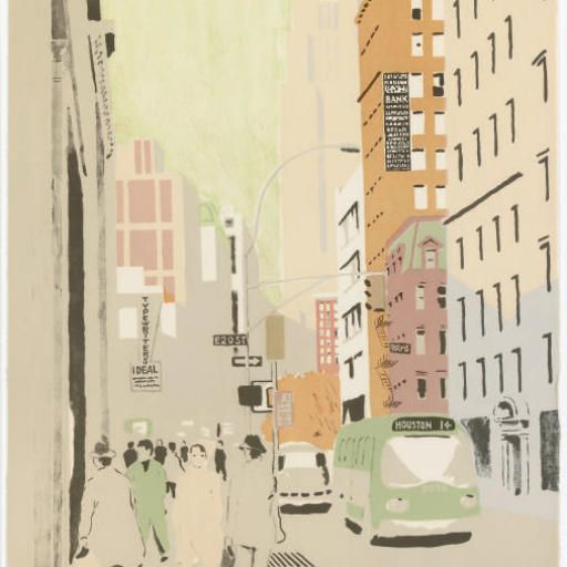 Fairfield Porter — Шестая авеню II (Людман, 23)