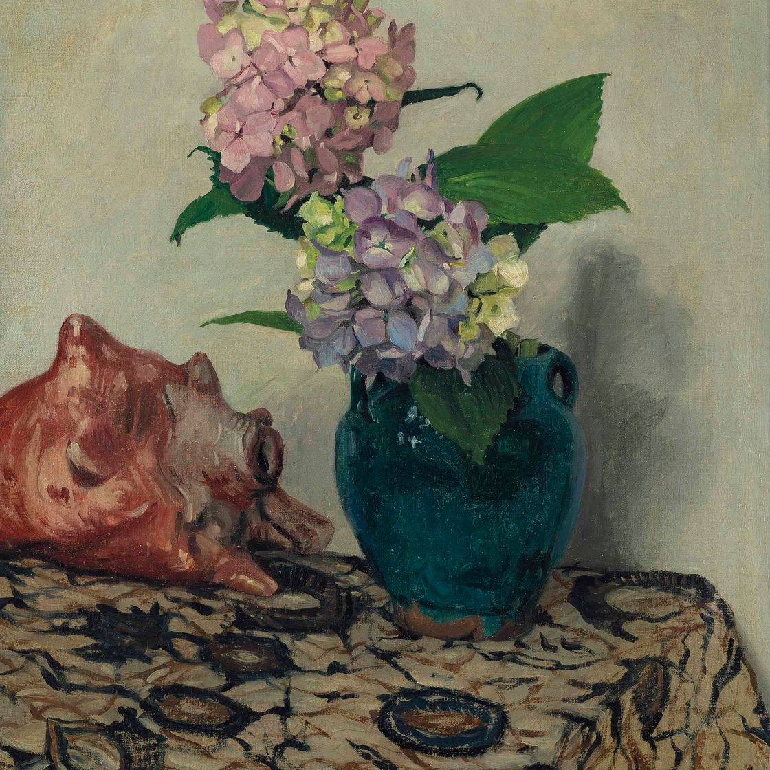Felix Vallotton — Гортензия и кокетка, 1907