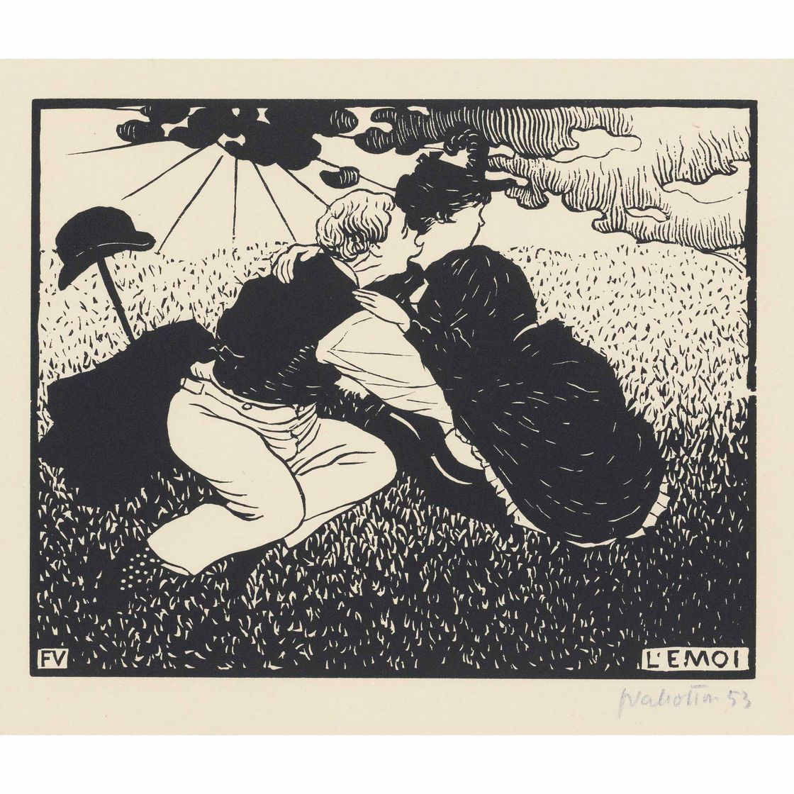 Felix Vallotton — Лемуа (В волнении)