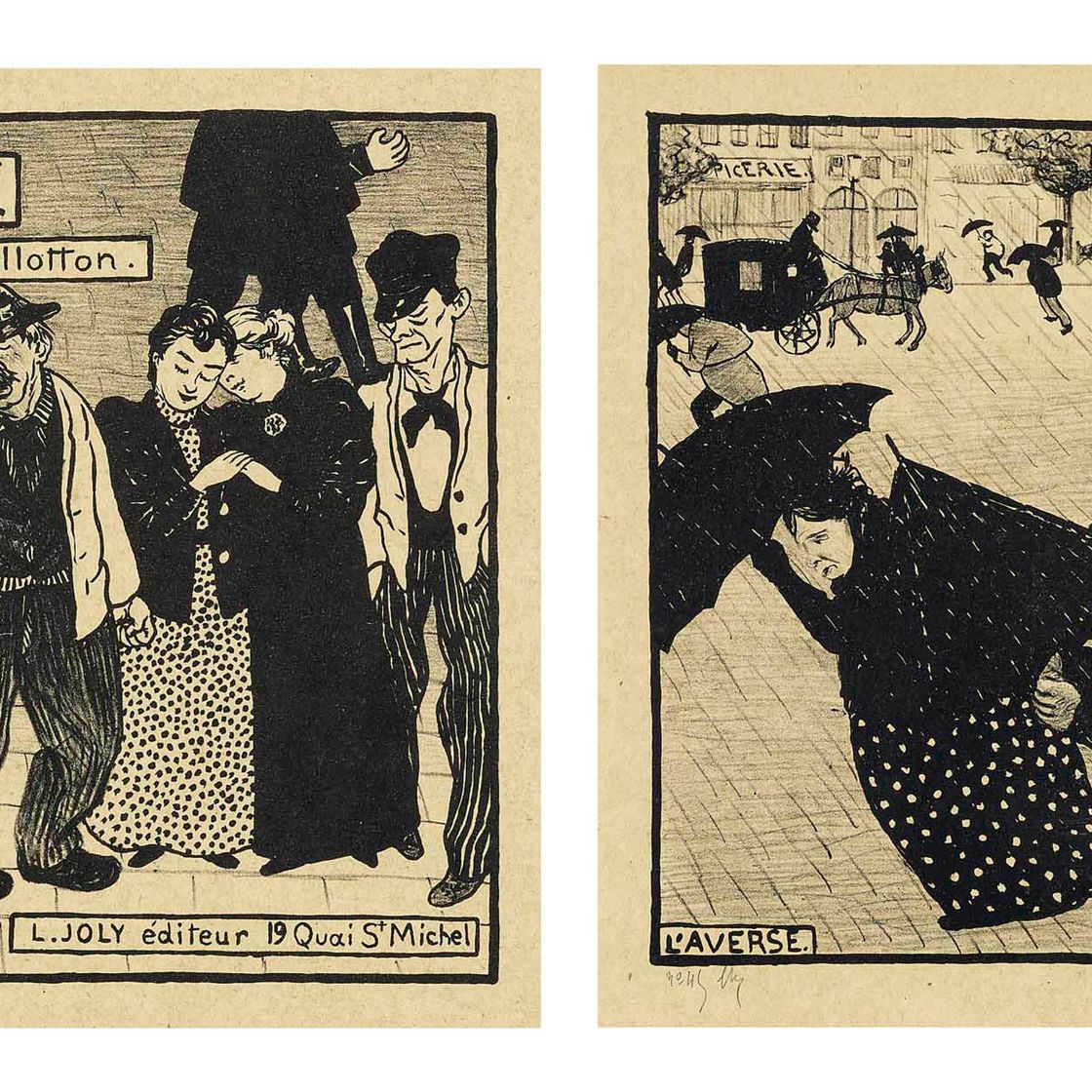 Felix Vallotton — Интенсивный Париж, 1893-94 (серия)