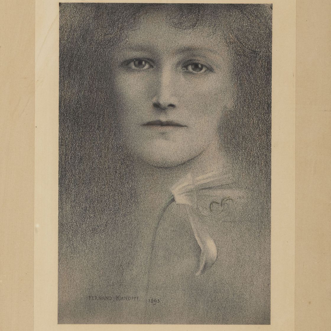 Fernand Khnopff — Защита (Лили)