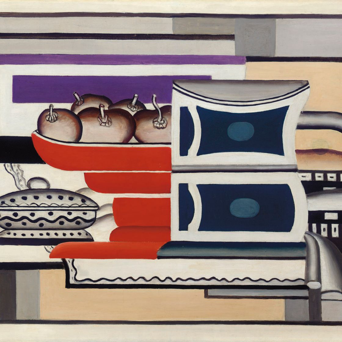 Fernand Léger — Красное вино (Compotier de poires)