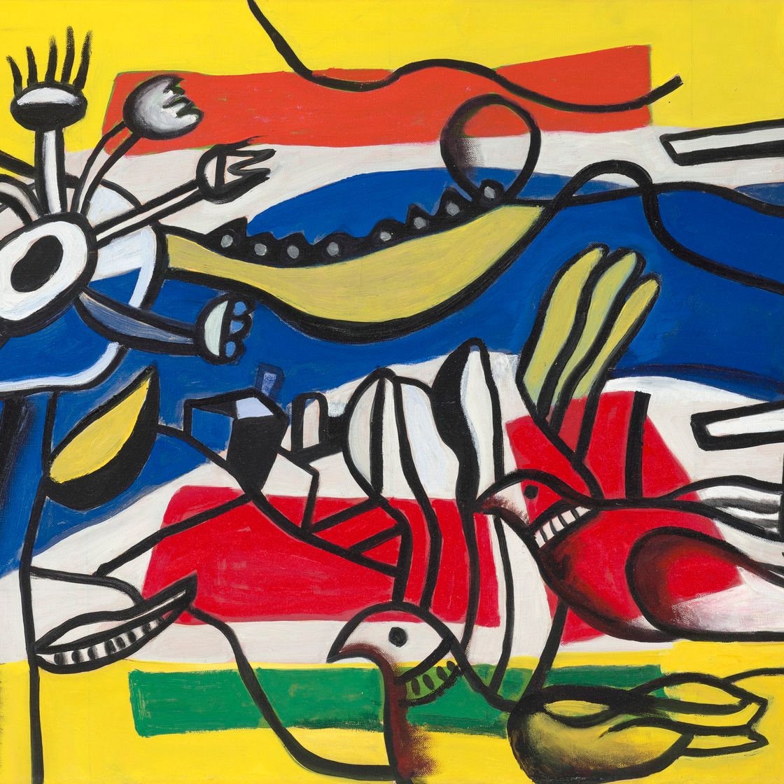 Fernand Léger — Два глаза и один флер, изображение 1