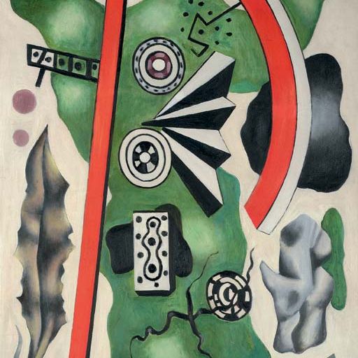Fernand Léger — Композиция из чистого сердца (Композиция а-ля фельетон)