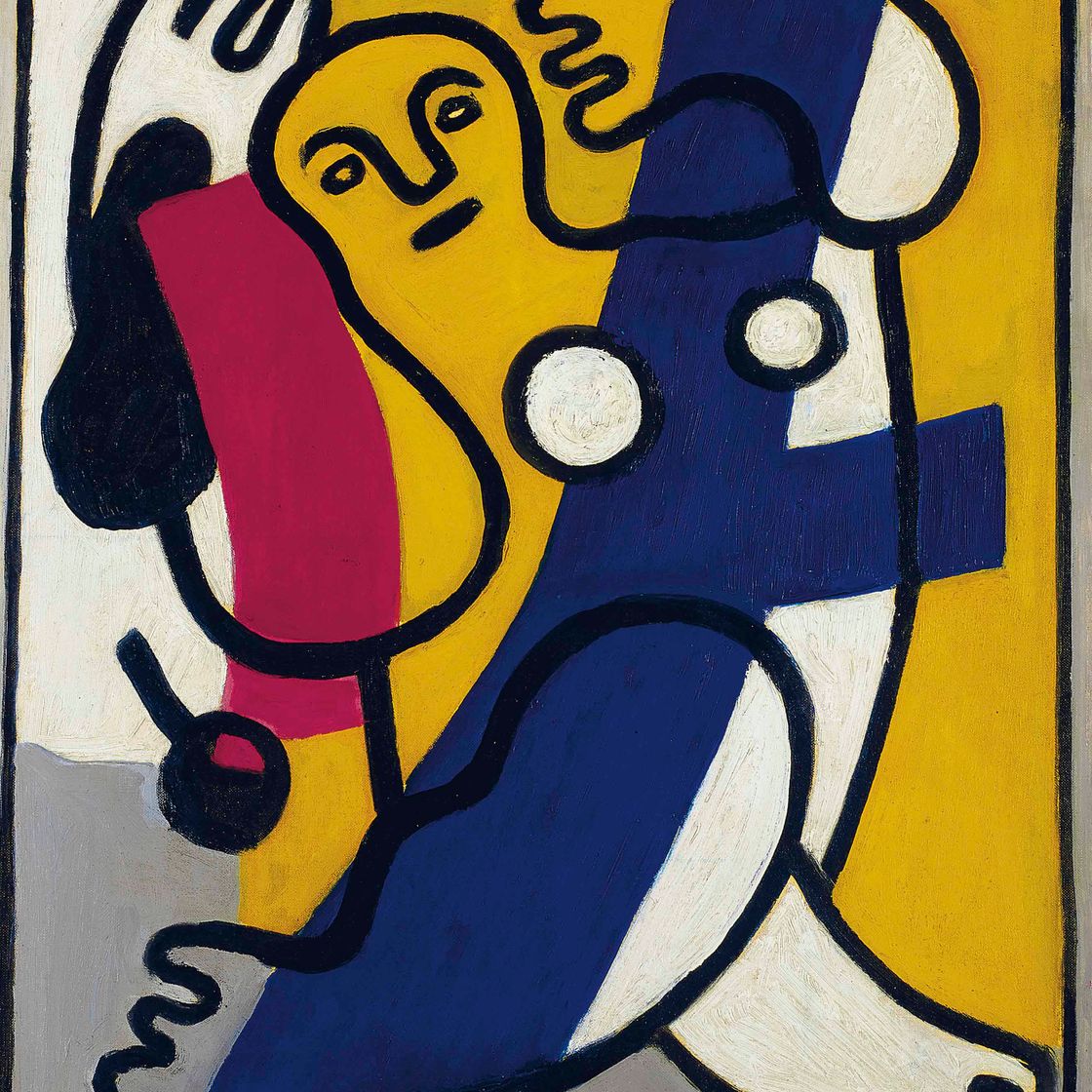 Fernand Léger — Танцовщица в желтом и голубом