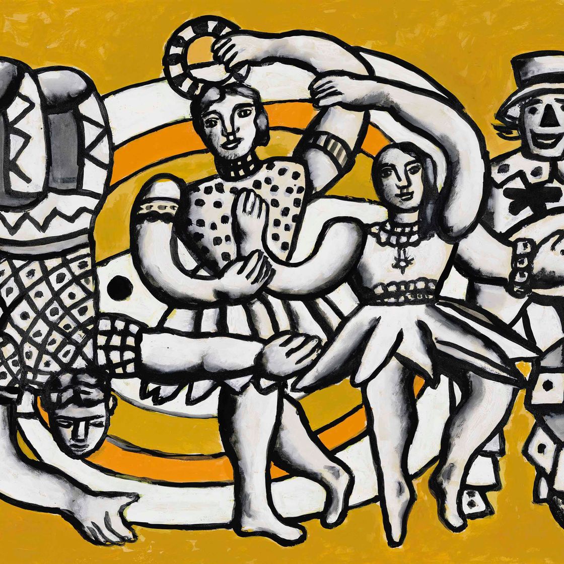 Fernand Léger — Парад в желтом саду
