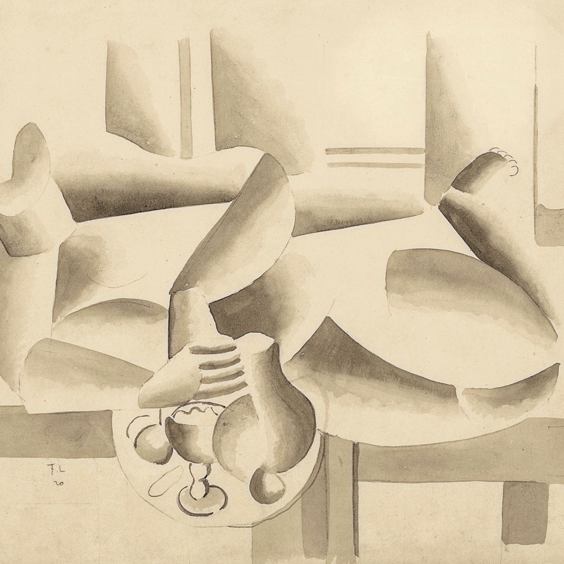 Fernand Léger — Женская аллонгия, изображение 1