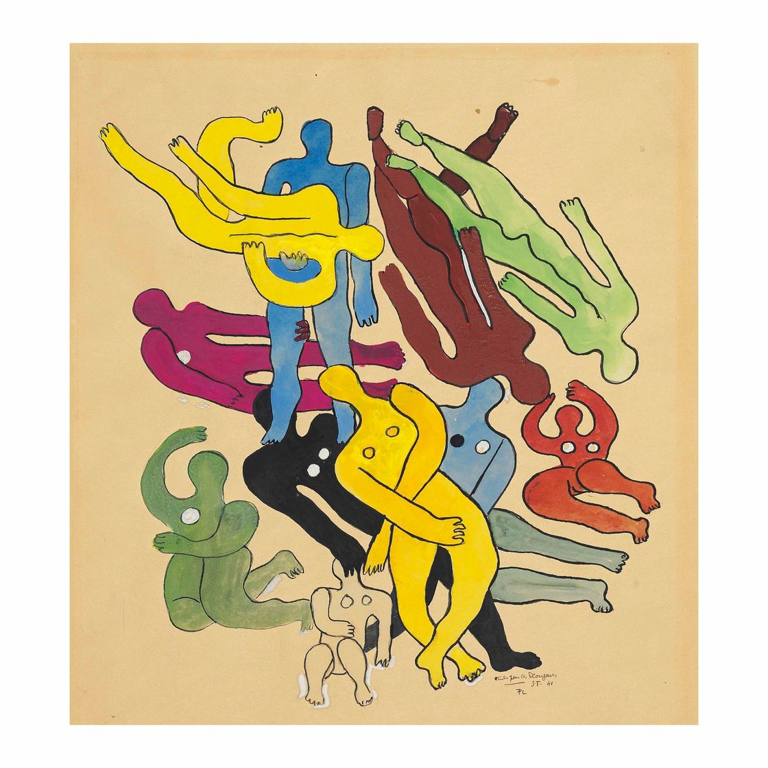 Fernand Léger — Этюд для "пленников"
